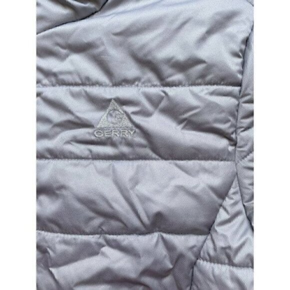 GERRY Quilted Puffa Jacket Women’s SZ Small, Kids Large (14) Gray/White - Picture 6 of 11